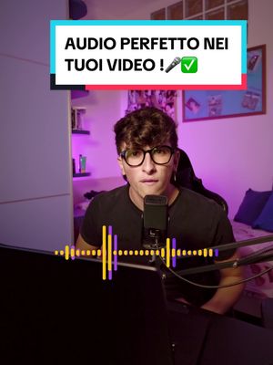 A post by @luca.anatrella on TikTok caption: VUOI UN AUDIO PERFETTO NEI TUOI VIDEO??? Allora questo video fa proprio al caso tuo 💻🎥 #videos #videomaking #teamtrellix 