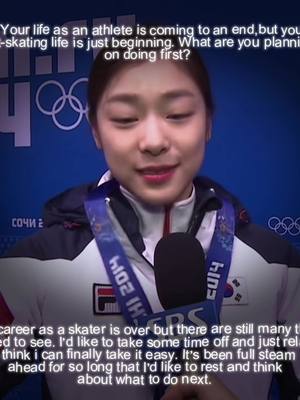 A post by @xiangyism on TikTok caption: this interview is always in the back of my mind #김연아 #yunakim #yunakimedit #teamkorea #olympics #figureSkating #figureskatingedit 