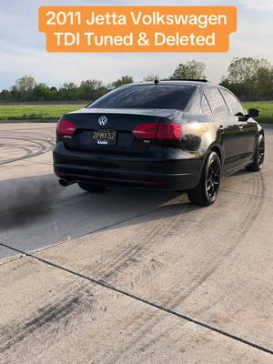 A post by @ab_3399 on TikTok caption: Revs & acceleration of the 2011 Volkswagen Jetta TDI thats tuned and deleted. #mk6 #volkswagen #jetta #tdi #turbo #diesel #cars #exhaustsound #fyp #foryoupage 