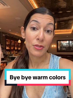 A post by @foryourreputatio on TikTok caption: Why I don’t wear warm colors anymore👇🏼         Ever since I found out I’m a True Winter, I’ve embraced the cool tones in my clothing, hair & makeup that highlight my natural features. Wearing colors that harmonize with my skin undertone not only makes a difference in how I look but also in how I feel. 💙❄️       Curious about your best colors?       Color analysis helps you discover the shades that truly complement you. It’s not just about trends or preferences—it’s about what works best for you.       Comment below or DM me if you want to find out your perfect palette!      Like-Follow-Share-Save                                                                 ___________________________________________                    Style Tips | Styling Inspo | Color Analysis Session | Seasonal Color Analysis | Color Expert | Anti Aging Tips                                           #seasonalcoloranalysis #colormatch #vegascoloranalyst👑 #coloranalysis   #colorpalette 