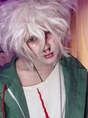 A post by @rc_cos on TikTok caption: im already DROWNING in college work and its only week two #nagitokomaeda #komaedanagito #danganronpa2 #goodbyedespair 