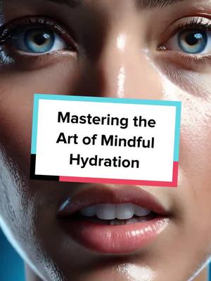 A post by @zeynaladive on TikTok caption: Unlock the secrets to better health with mindful hydration. Discover how this simple practice can transform your well-being! #Hydration #Wellness #Mindfulness #HealthyLiving #SelfCare