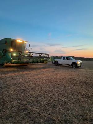 A post by @johndeerelover06 on TikTok caption: The best time of year #harvest24 #johndeere #soybeans #9500 #farmer #combine 