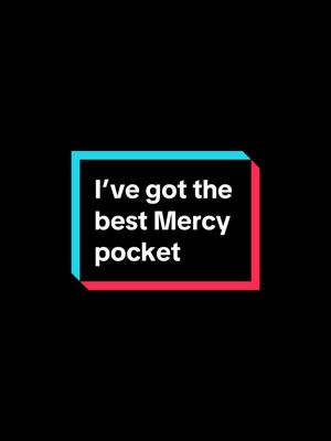 A post by @skyanidepoisoning on TikTok caption: Ive got the best Mercy pocket with @Lily Madrid! #mercy #mercyoverwatch #reinhardt #reinhardtoverwatch #edit #playofthegame #mercymain #reinhardtmain 