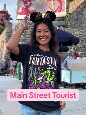 A post by @riannmarie on TikTok caption: dream a fantastic dream✨🐭 the perfect tee for my favorite show! Releasing on 9/24 (my birthday🤭) over at @Main Street Tourist ! USE CODE: riannmst #fantasmic #hollywoodstudios #disney #disneyworld #disneyland #fantasmicshow #mainstreettourist #disneyshirts #disneyoutfits #disneycreators #disneytiktok 