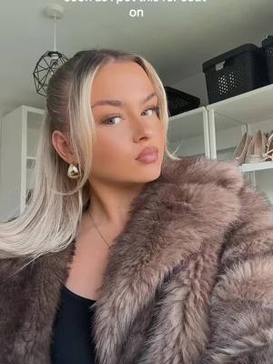 A post by @celiafarnon16 on TikTok caption: bury me in this coat!! #riverisland #furcoat #autumn #glamour #leopardprinteverything #fyp 