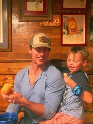 A post by @thewolfefamily on TikTok caption: Do carbs taste better when you catch them? #diningexperience #familyfun #missouri #ozarks 