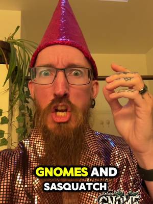 A post by @inquirewithinofficial on TikTok caption: My new “Gnome King” song: Sasquatch Alliance, is dropping on Friday. Sub to “Gnome King” on your favorite streaming platform to get it and hear the other songs 🤘. I gotta see this project through before returning to my “Inquire Within” music. KingdomOfGnome.com @Kingdom of Gnome #gnomeking #gnome