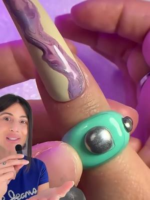 A post by @ariana.bek on TikTok caption: Anillo💍de polygel 😱😍 #nailsvideotutorial #manualidadesfaciles #polygel 