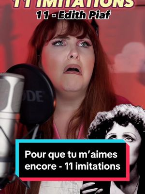 A post by @sarahschwabofficiel on TikTok caption: J’ai chanté pour que tu m’aimes encore avec 11 voix ! Quelle imitation préfères-tu ? 😍 #celinedion#pourquetumaimesencore#imitation#imitatrice#plusieursvoix