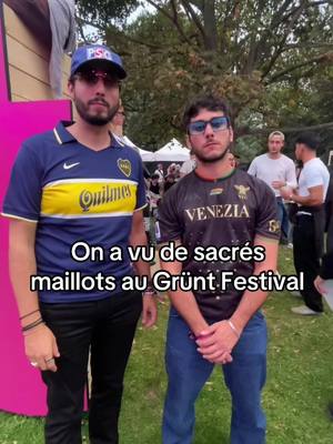 A post by @borzall on TikTok caption: Grünt Festival y’avait des pépites @Grünt  #jersey #footballtiktok 