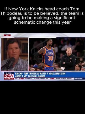 A post by @vlogecuador.edu on TikTok caption: Knicks' Tom Thibodeau makes a huge admission about a key tactical change #news #sports #newsports #sporttiktok #NBA #trending 