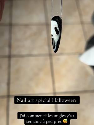 A post by @pierre.galliano on TikTok caption: Nail art Halloween 👻🎃#pourtoi #nails #nailart #halloween 