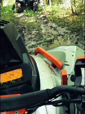 A post by @eh_tv on TikTok caption: No better way to relax. #canam #honda #ATV #adventure #Outdoors  #BayMarine  @teambaymarine @n2ytire @slg_welding @stmpowersports @crazybrowner @farmudding @superatv @custommotoquad @gardners.garage @gatorwaders @originalmods