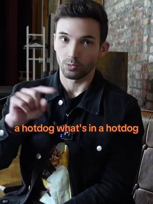 A post by @jrandofficial on TikTok caption: Seriously whats in a 🌭 #hotdog #funnyinterview #awkwardmoments #zoo #foodcomedytiktok 