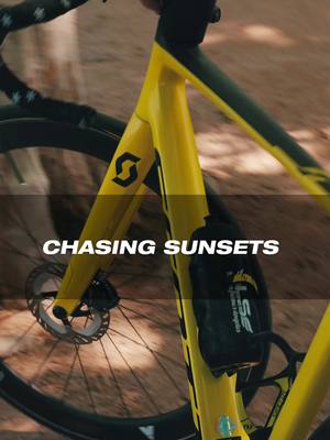 A post by @cyclingclubjelenew on TikTok caption: The best rides end with a view. Chase the sun, feel the breeze, and soak in every golden moment on the road.#jelenew #cycling #cyclingclubs