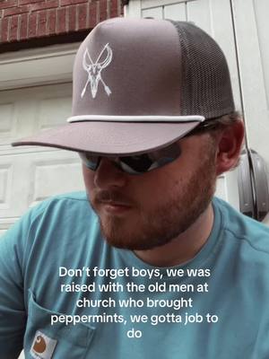 A post by @sizzle19 on TikTok caption: Gonna bring a dagum whole pocket full when im old & grey, we all had those dudes in church growin up, @R 1 C H I I for sure gonna be one of them type grandpas #fyp #southernstringhatco @Southern String Hat Co #church #rccola 