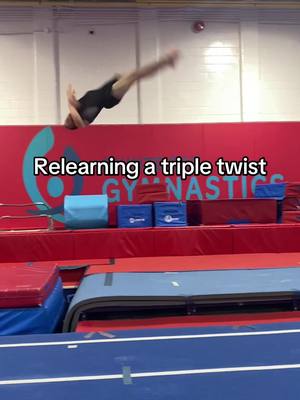 A post by @justintea on TikTok caption: It’s been 5 years since the last time I tried a triple twist. How’d I do? #gymnastics #GymTok #gymnast #flips #olympics #gymnasticschallenge #gymternet #cheer #cheerleading #tumbling 