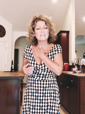 A post by @chardonnayallday on TikTok caption: Sometimes doing everything on your own is painful.  #single #bychoice #53andfabulous #wine #ithelps 