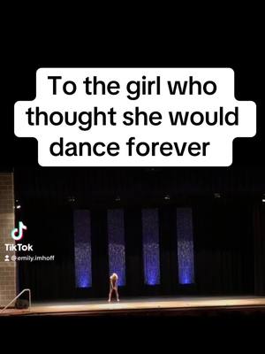 A post by @doctorfilmwatcher on TikTok caption: Unfortunately things change #dance #quitdance #lovedancing 