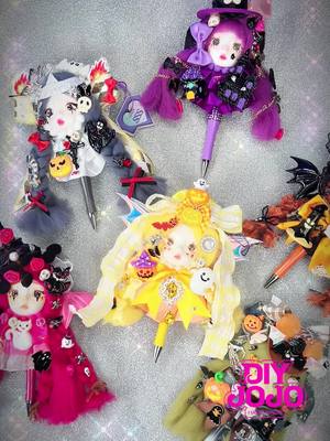 A post by @diyjojo_nora11 on TikTok caption: Halloween dodos🎃👻#diyjojo #handemade #diypens 