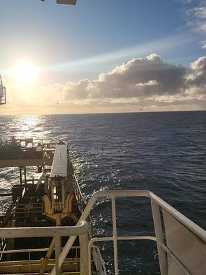 A post by @misteralex62 on TikTok caption: nature🤩 #rainbow #pourtoi #peche #Bateau #merdunord #ocean #fishing #mer #foryou 