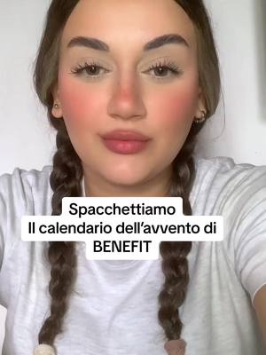 A post by @martina.assenzio on TikTok caption: Regalo a sorpresa non me lo aspettavo 😍 io amo @Benefit Cosmetics Italy  da una vita  #benefit ##benefitcosmetics #calendariobenefit #calendariodellavvento #haul ##unboxing #benefitofbrows ##perte #viralee 