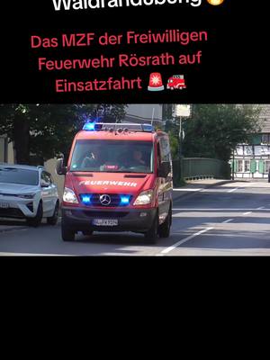 A post by @blaulicht.gummersbach on TikTok caption: #blaulichter_oberberg #feuerwehr #rösrath #hoffnungsthal #waldbrandübung #freiwilligefeuerwehr #rheinischbergischerkreis @miguel_112_ @Einsatzfahrtenfilmer aus NRW @Blaulichtfotografieoberberg 