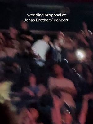 A post by @malpelox on TikTok caption: my best friend’s got engaged last night during @Jonas Brothers concert in Milan. They’ve been together for 12 years now and “When you look me in the eyes” was the first song she dedicated to her. i’m so happy for them, pls tag them in the comment 💚✨ @joejonas @Nick Jonas @Kevin Jonas #jonasbrothers #jonasbrothersconcert #nickjonas #kevinjonas #jonasbrothers #weddingproposal #fy #fyp #jonasbrothersmilano2024