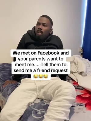 A post by @marcetlamin on TikTok caption: We met on Facebook and your parents want to meet me.... Tell them to send me a friend 🤣🤣request#fypシ゚viral #fyp #funnyvideos 