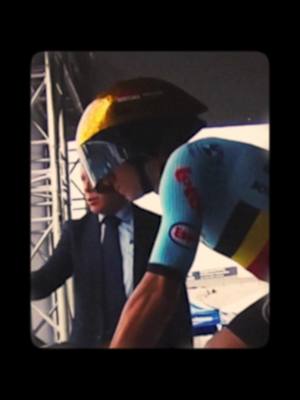 A post by @evenepoel.remco on TikTok caption: Believe, overcome, focus, succeed. #RemcoEvenepoel #Cycling 