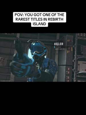 A post by @ttv_luis705 on TikTok caption: POV: YOU GOT ONE OF THE RAREST TITLES IN REBIRTH ISLAND #callofdutywarzone #gaming 