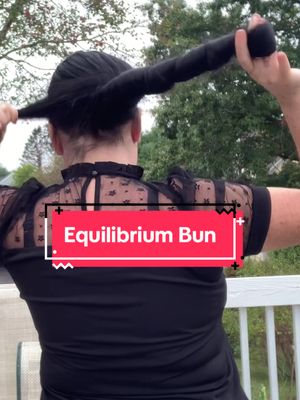 A post by @longhaircarolyn on TikTok caption: Strong solid and easy bun for #hairstick or swerve #lillarose #lillarosehair #kneelengthhair #longhairstyles 