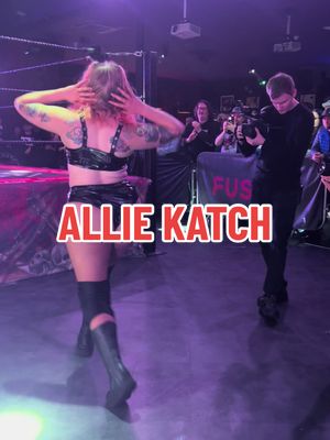 A post by @tntextremewres on TikTok caption: Allie Katch makes her way to the ring for TNT Summer Explosion 💥  #tntextremewrestling #SummerExplosion #wrestling #wrestler #fyp #WWE #aew #entrance #outrage #britwres #indiewrestling #liverpool 