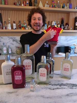 A post by @luisitocomunica on TikTok caption: ¿Cuál es tu botella de Gran Malo preferida? 👹💀👀