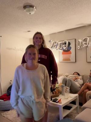 A post by @laurenrender22 on TikTok caption: rip pant’s foot… and my face @Emma Christensen 