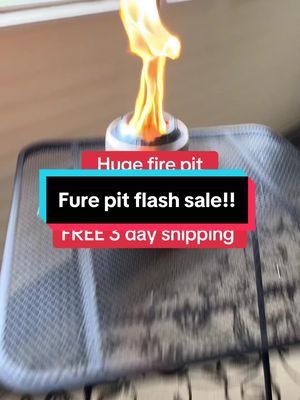 A post by @alexthezee on TikTok caption: Awesome fire pit. INCREDIBLE price save BIG!! #firepit #camping #TabletopFirePit 