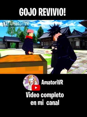 A post by @amatorivr on TikTok caption: Gojo revivio 🗿 #jujutsukaisen #anime #humor 