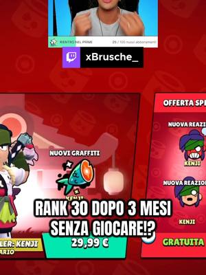 A post by @xbrusche on TikTok caption: SHOPPO KENJI? SI O NO? TI ASPETTO IN LIVE ❤️ #brawlstars #brawlstarsita #brawlstarstiktok #fyp #perte #xbrusche #gaming #twitch 