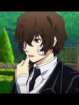 A post by @editsbymitsuri on TikTok caption: Dazai the man you are 🛐                                        #dazai #bungoustraydogs #anime #edit #bungostraydogs #bungoustraydogsedit #dazaiosamu #dazaiedit #chuuya #atsushi #fyp 