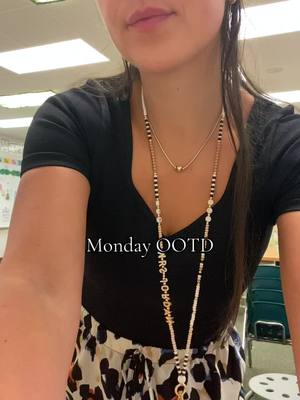 A post by @schoolday.withmrsj on TikTok caption: Happy Monday, friends🤍 #teacheroutfit #mondaymotivation #teachertok #teacheroutfitcheck #teachertiktok 