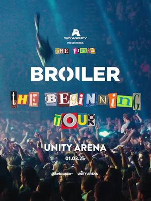 A post by @broilermusic on TikTok caption: Helvete dette skal smelle🤯 #broiler #thebeginning #unityarena #telenorarena #SpotifyFansFirst #fyp 