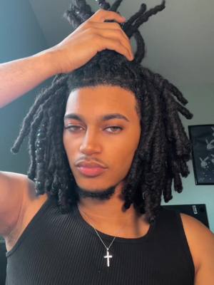 A post by @justin.zapata on TikTok caption: wait these actually came out so cute! 🙃. #locs #fyp 