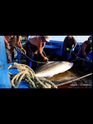 A post by @majki225 on TikTok caption: Énorme sardines de plus de 300kg pêches par des pêcheurs #pecheur #poisson tu imagines 