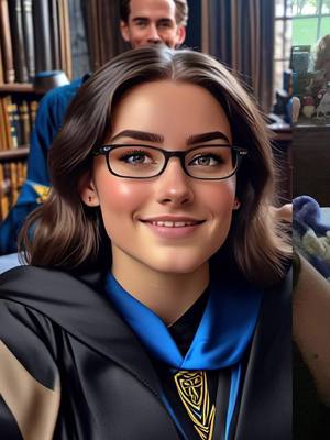 A post by @witchtok1229 on TikTok caption: Dude!! Im a hufflepuff tho #harrypotter #ravenclaw 