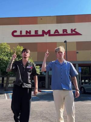 A post by @colbybrock on TikTok caption: this is the 4th try and we give up .. WE IN 350+ THEATERS WOOO!! 🥂Our horror movie premieres October 3-10th 🍿 grab your tickets! @Sam Golbach 