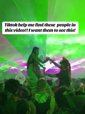 A post by @saintsfannate on TikTok caption: Find these people in this video from the crater stage at Lost Lands!! what a moment captured for them! I want them to see this! #lostlands #edm #ravetok #foryou #music #friends #edmtiktok 