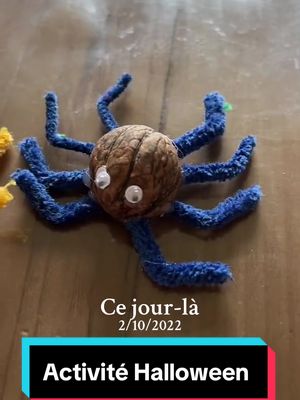 A post by @leaetvous on TikTok caption: -là #cejour-là #activite #activité #enfant #enfants #halloween2021 #Halloween2022 #parents #maman #papa #bricolage 