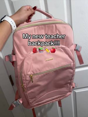 A post by @schoolday.withmrsj on TikTok caption: I mean this color😩😍 I’m obsessed with how much it can hold🎒 #teacherback #TikTokShop #teachertok #teachertiktok 