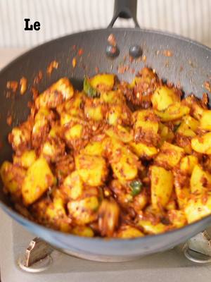 A post by @mrchefff on TikTok caption: potato roast  Craving some crispy, spicy goodness? This Kerala Potato Roast is the ultimate comfort food! 🌶️🥔 Golden, fried potatoes coated in a mix of fiery spices and coconut oil bring that authentic Kerala flavor straight to your plate. Perfect as a side dish or a snack, it’s a must-try for all foodies! 🤩🔥 #MrChef #pottatoroast #potatolovers #Recipe #cooking